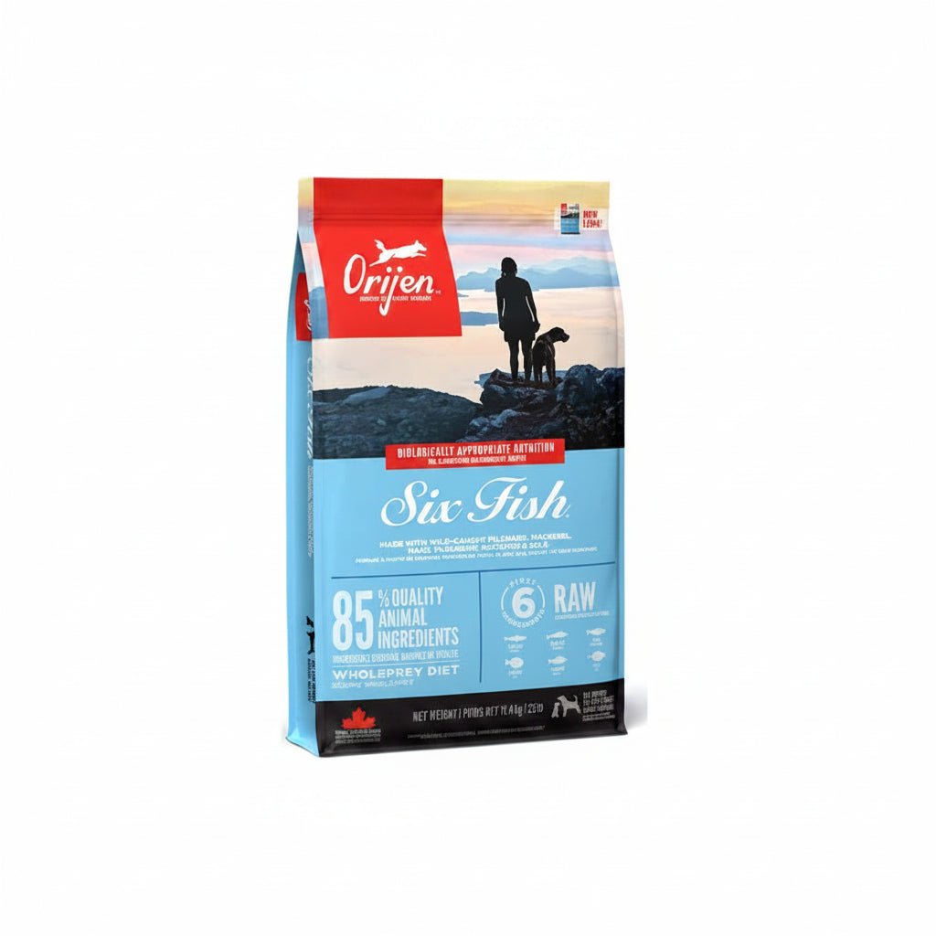 Orijen Six Fish Protein-Rich Adult Dog Dry Food - 11.4KG - SNH Packing