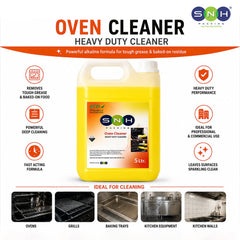 Oven Cleaner Liquid 5L Yellow Heavy Duty Cleaner - SNH Packing