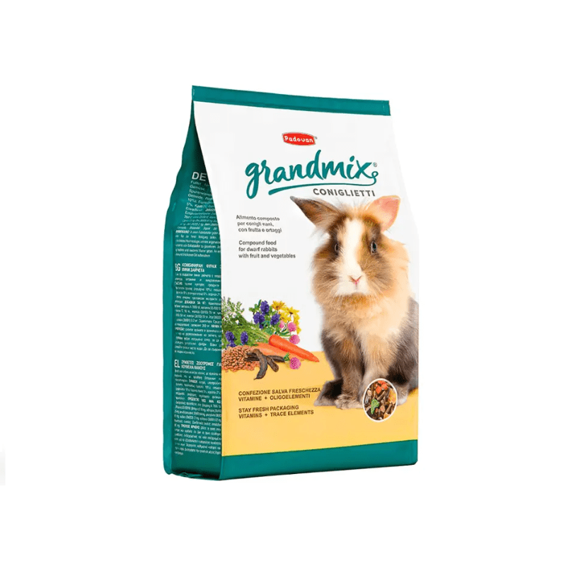 PADOVAN GRANDMIX CONIGLIETI(BUNNIES) FOR RABBIT 3KG - SNH Packing