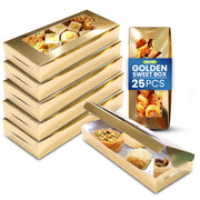 Paper Sweet Box Gold/Aluminium with Window - SNH Packing