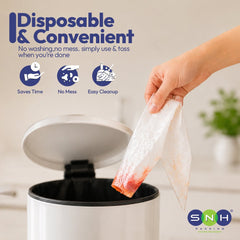 Pastry Piping Bags Clear 55cm 100PCS - SNH Packing
