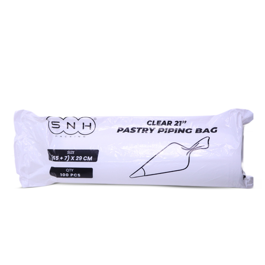 Pastry Piping Bag Clear – 55cm | 10 Rolls x 100PCS | Bakery & Catering Supplies