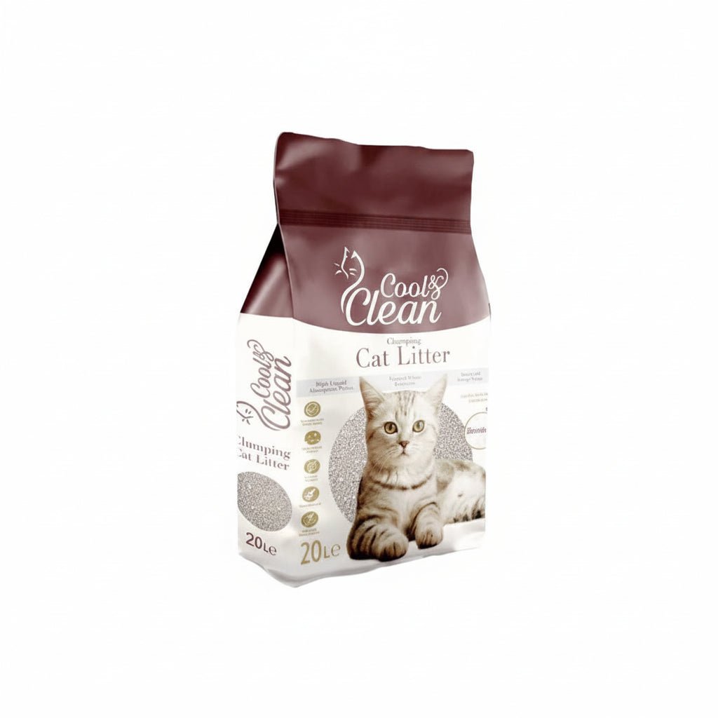 Patimax Cool & Clean Clumping Cat Litter 20L[Flavor - Baby Powder] - SNH Packing