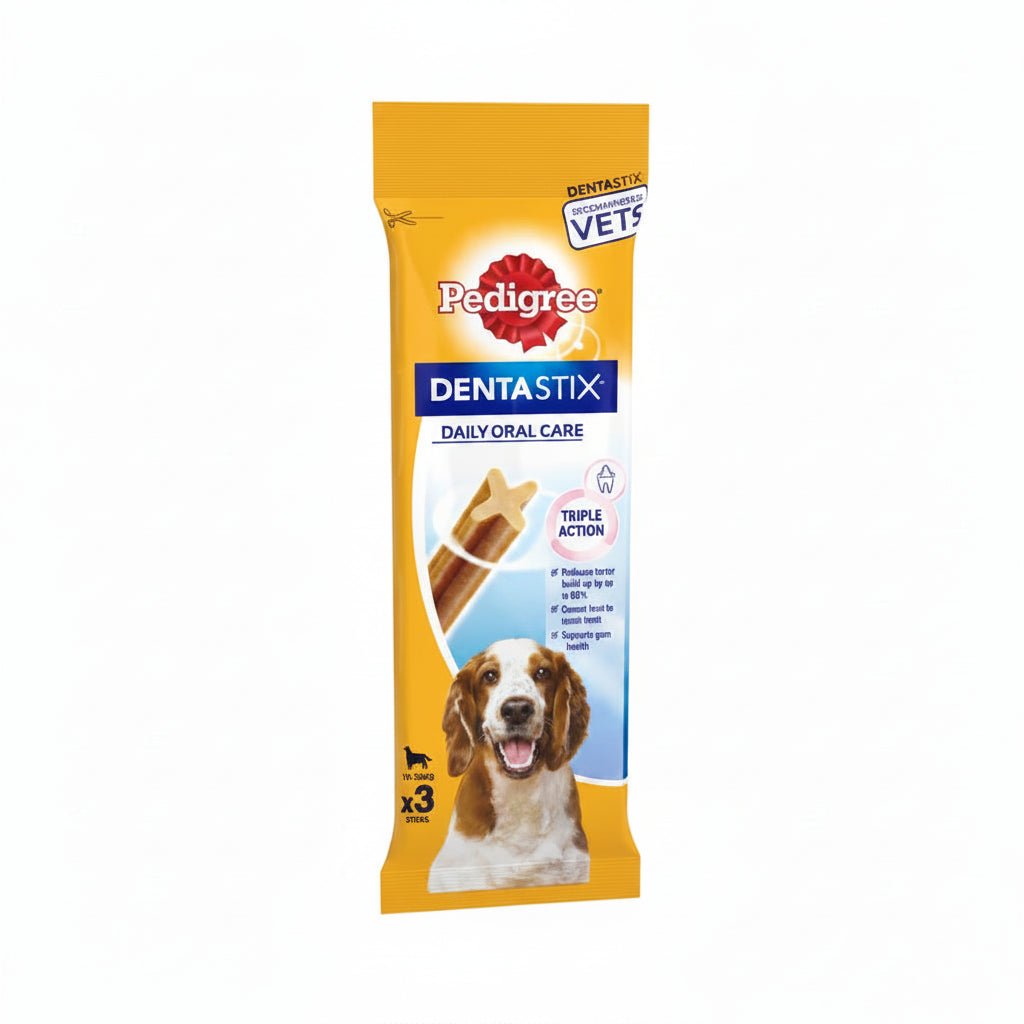 Pedigree Dentastix Medium Breed Dental Dog Chews - 7PCS - SNH Packing