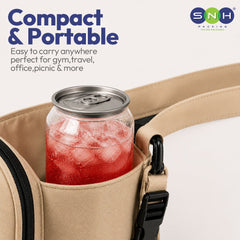 PET Can Clear Round with Silver Lid 55mm 250ML to 500ML - SNH Packing