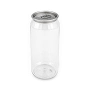 PET Can Clear Round with Silver Lid 55mm 250ML to 500ML - SNH Packing