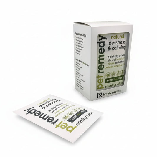 Pet Remedy Calming Wipes (12 sachets) - SNH Packing