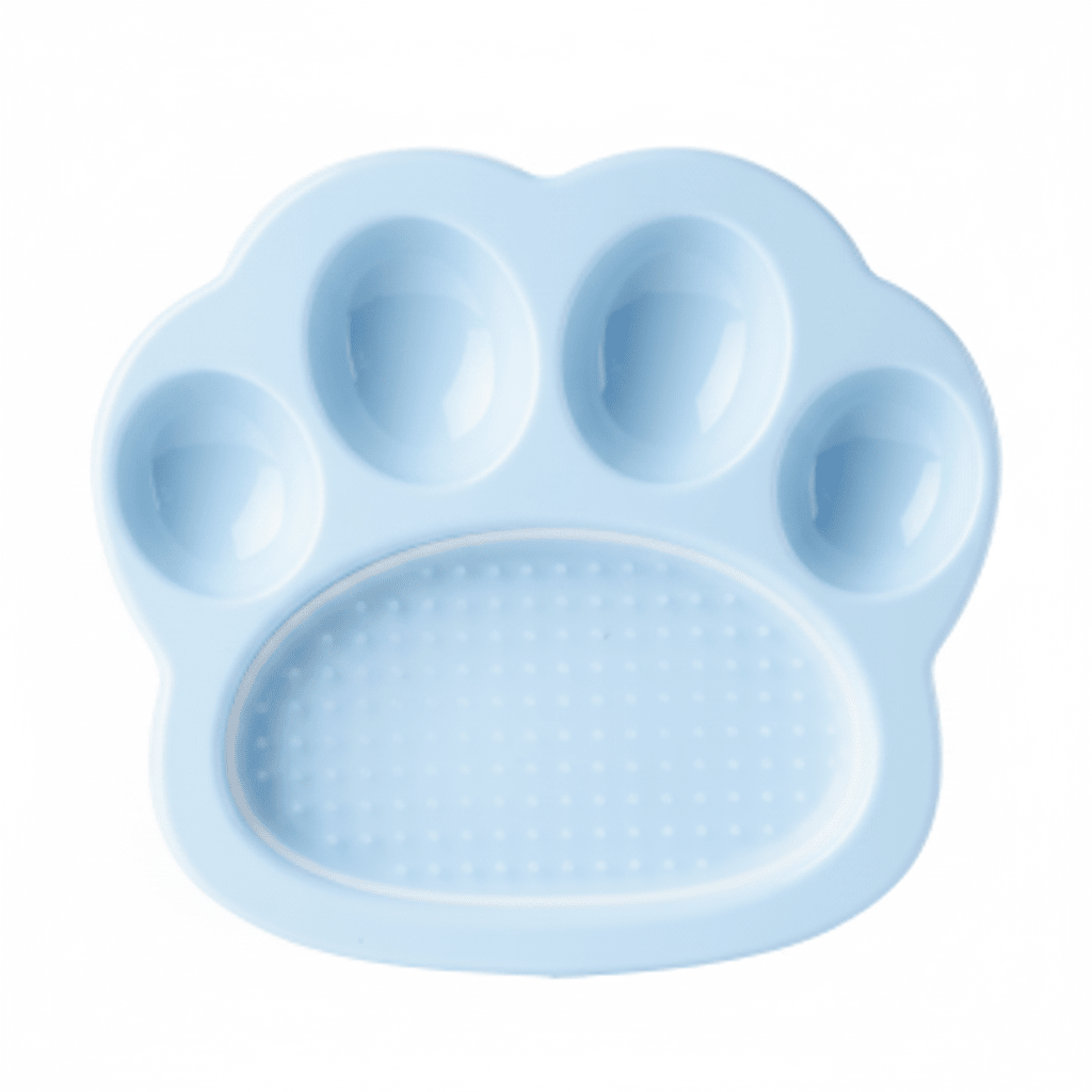 PetDreamHouse PAW 2-IN-1 Mini Slow Feeder & Lick Pad Baby Blue Easy - SNH Packing