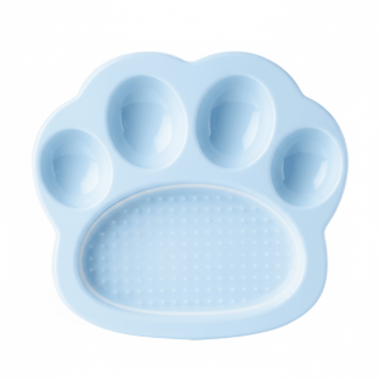 PetDreamHouse PAW 2-IN-1 Mini Slow Feeder & Lick Pad Baby Blue Easy - SNH Packing