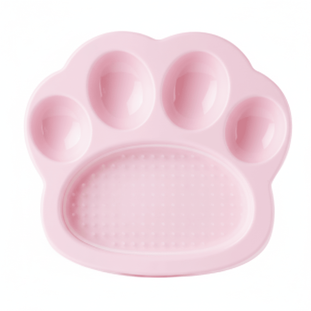 PetDreamHouse PAW 2-IN-1 Mini Slow Feeder & Lick Pad Baby Pink Easy - SNH Packing