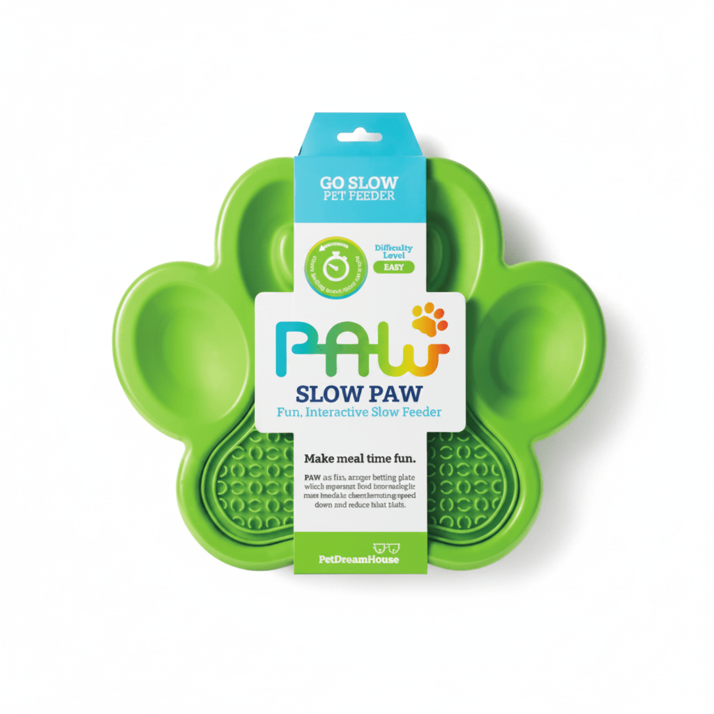 PetDreamHouse PAW 2-in-1 Slow Feeder & Lick Pad Green - SNH Packing