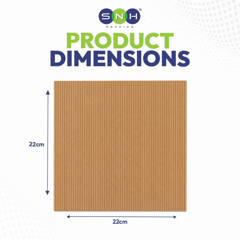 Pizza Liners Brown White Greaseproof Paper 22x22cm to 32x32cm - SNH Packing
