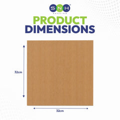 Pizza Liners Brown White Greaseproof Paper 22x22cm to 32x32cm - SNH Packing