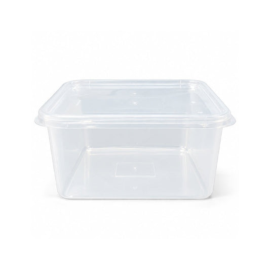 Plastic Containers 2000ml - Rectangular PET Food Container - SNH Packing