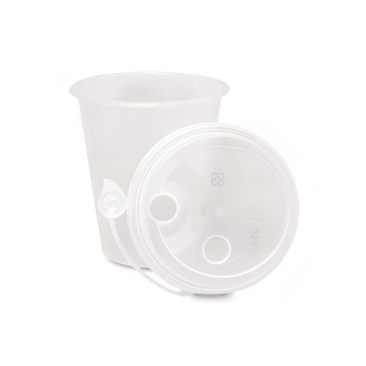 PP Frosted Juice Cup with Lid 90MM - SNH Packing