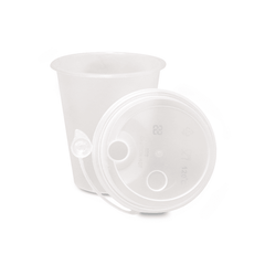 PP Frosted Juice Cup with Lid 90MM - SNH Packing