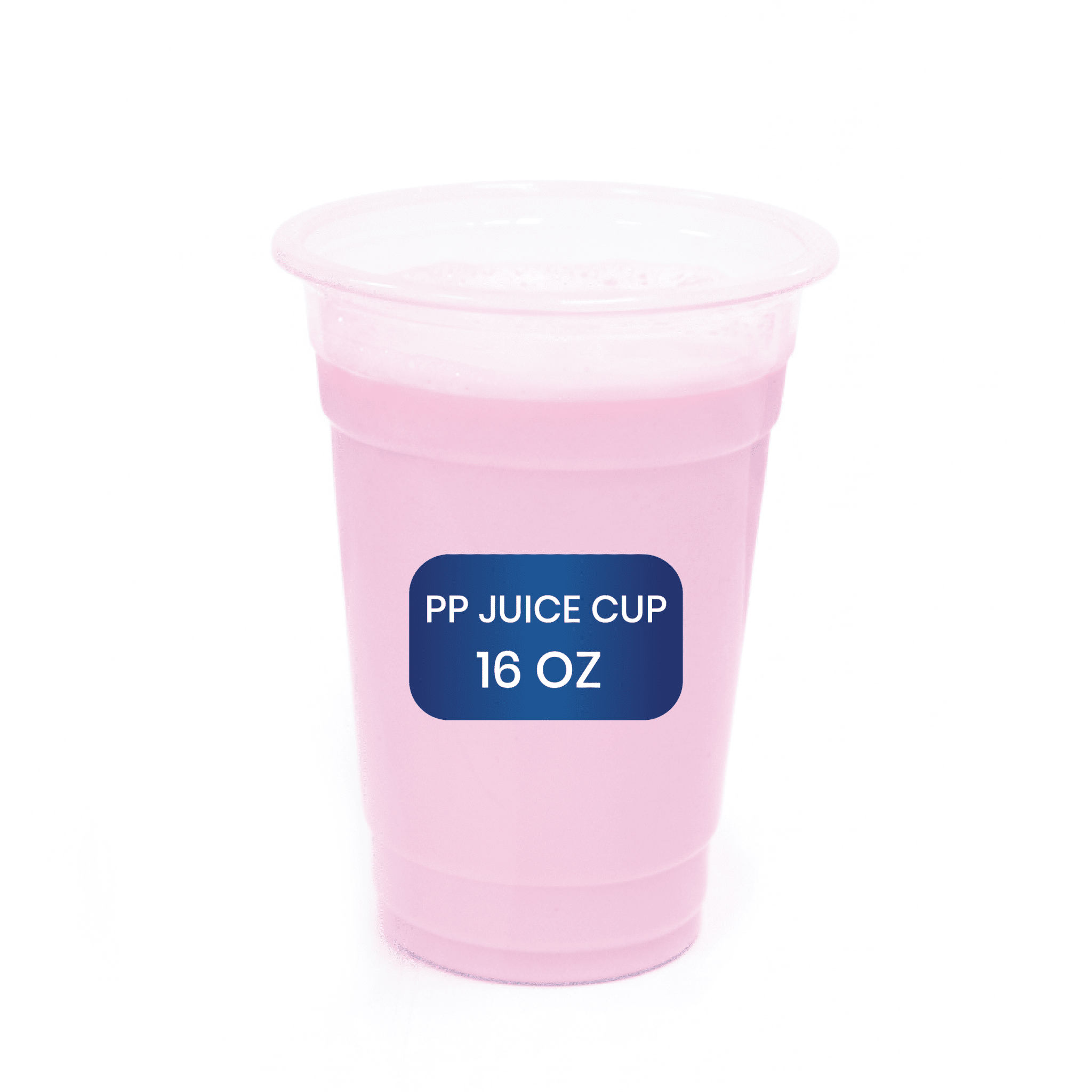 PP Juice Cups Clear 16oz 24oz 90 95 DIA Disposable Cups - SNH Packing
