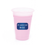 PP Juice Cups Clear 16oz 24oz 90 95 DIA Disposable Cups - SNH Packing