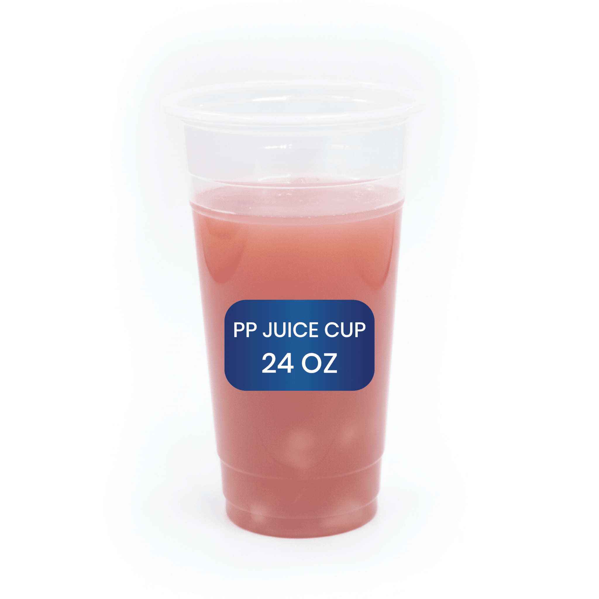 PP Juice Cups Clear 16oz 24oz 90 95 DIA Disposable Cups - SNH Packing