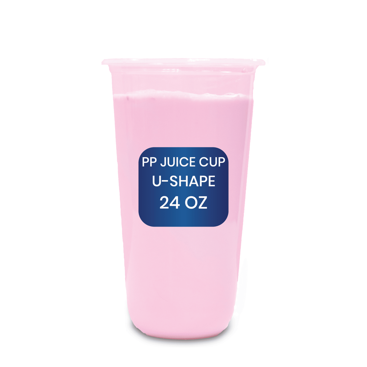 PP Juice Cups U - Shape – 95DIA Clear, Leak - Proof - SNH Packing