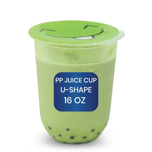 PP Juice Cups U - Shape – 95DIA Clear, Leak - Proof - SNH Packing