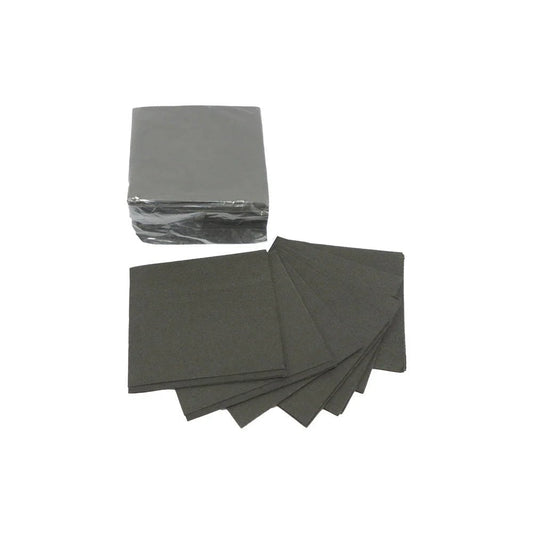 Premium Napkin 20x20CM 50 Pieces Black White - SNH Packing