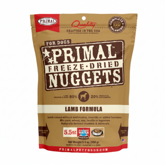 Primal Canine Lamb Freeze-Dried Formula- 5.5oz