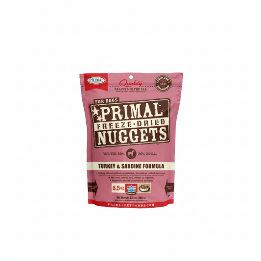 Primal Canine Turkey & Sardine Freeze-Dried Formula 5.5oz