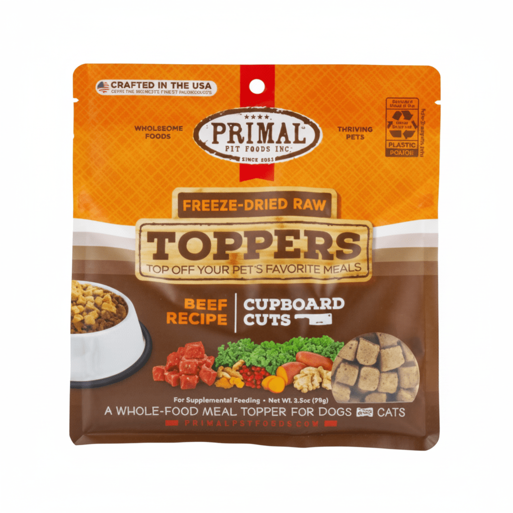 Primal Beef Cupboard Cuts Freeze-Dried Topper 3.5oz - SNH Packing