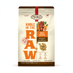 PRIMAL CANINE BEEF KIBBLE IN THE RAW 1.5 LB - SNH Packing
