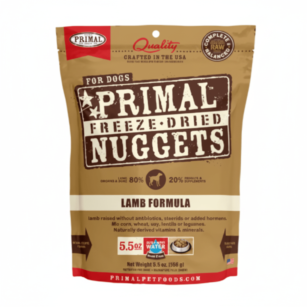 Primal Canine Lamb Freeze-Dried Formula- 5.5oz - SNH Packing