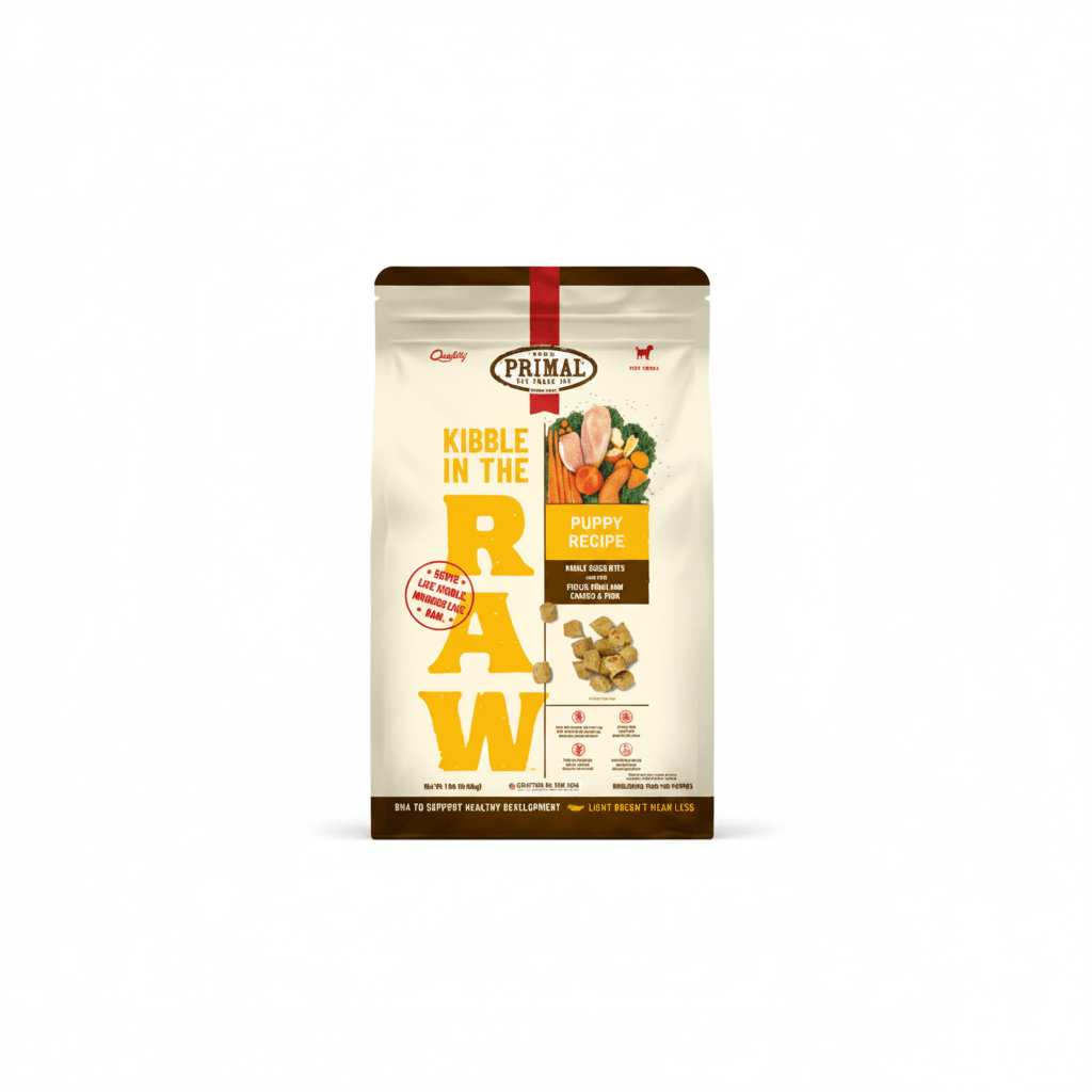 PRIMAL PUPPY CHICKEN KIBBLE IN THE RAW 1.5 LB - SNH Packing