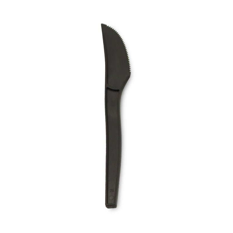 PSM Disposable Black Cutlery Fork Knife Spoon Heavy Duty - SNH Packing