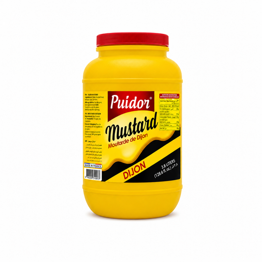 Puidor Dijon Mustard Professional Foodservice 3.78L