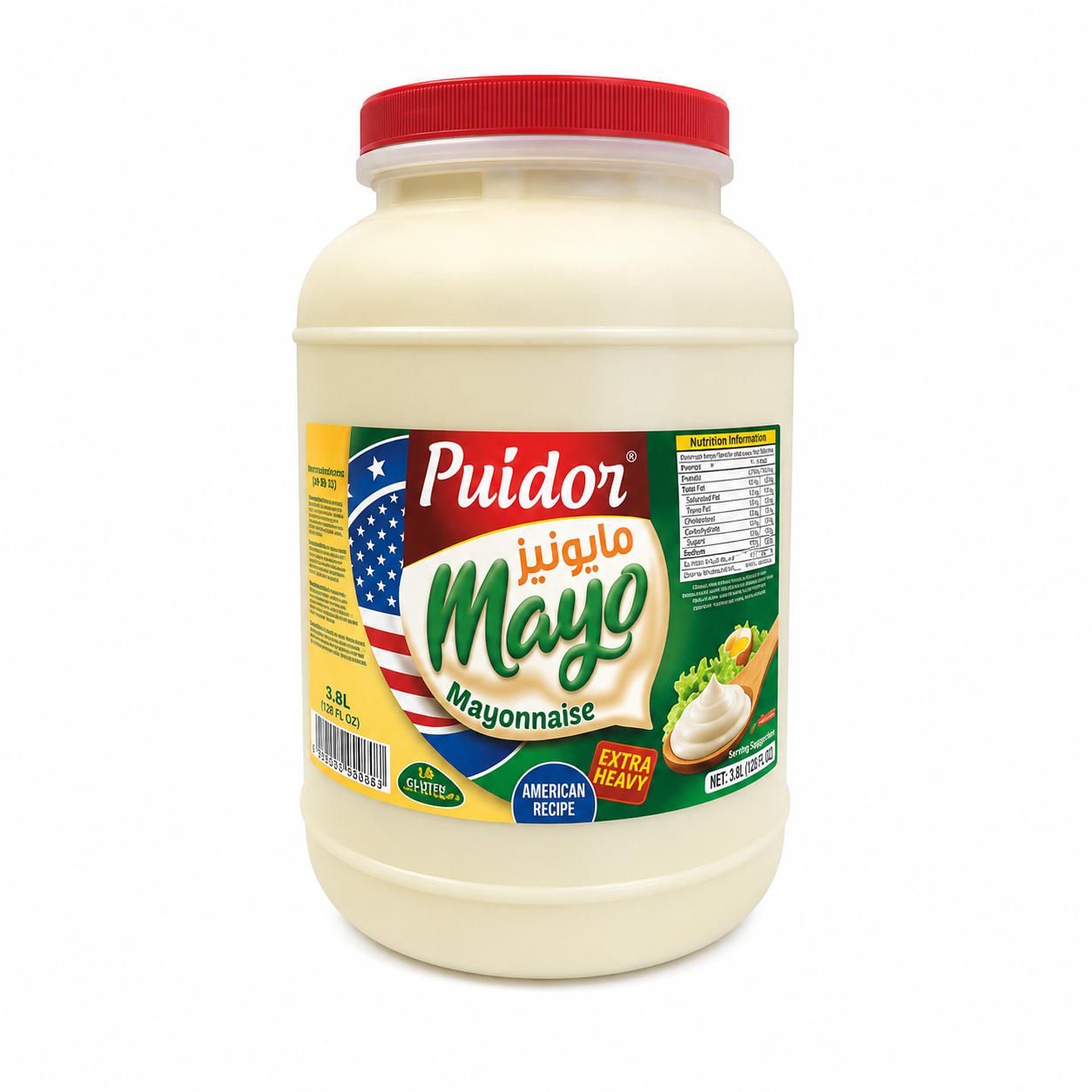 Puidor Mayonnaise Creamy Original Sauce 3.8L