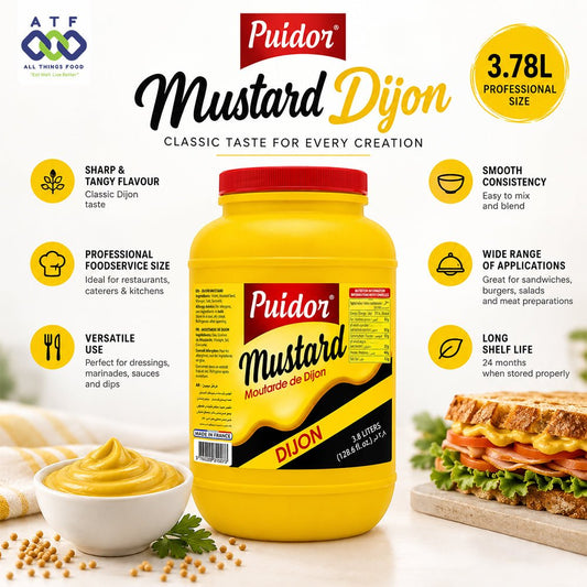 Puidor Mustard Dijon Professional Foodservice 3.78L - SNH Packing