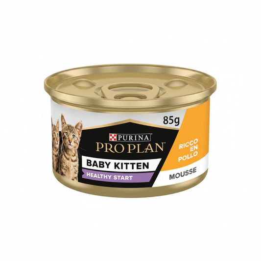 Purina Pro Plan Baby Kitten Mousse Healthy Start, Wet Cat Food, rich in Chicken 85G - SNH Packing