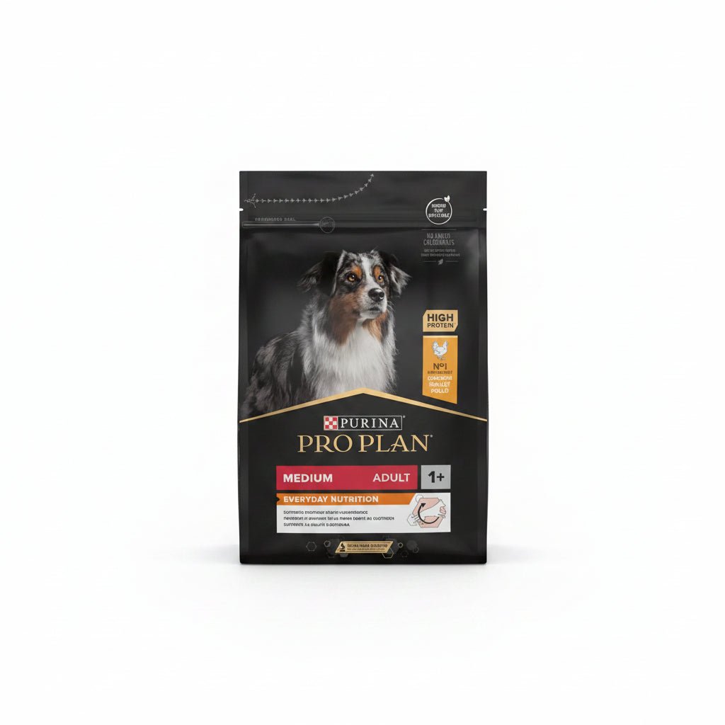 Purina Pro Plan Everyday Nutrition Medium Adult, Dry Dog food with Chicken, 3 kg - SNH Packing