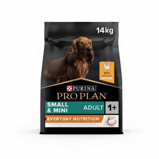 Purina Pro Plan Everyday Nutrition Small and Mini Adult, Dry Dog food with Chicken, 14 kg - SNH Packing