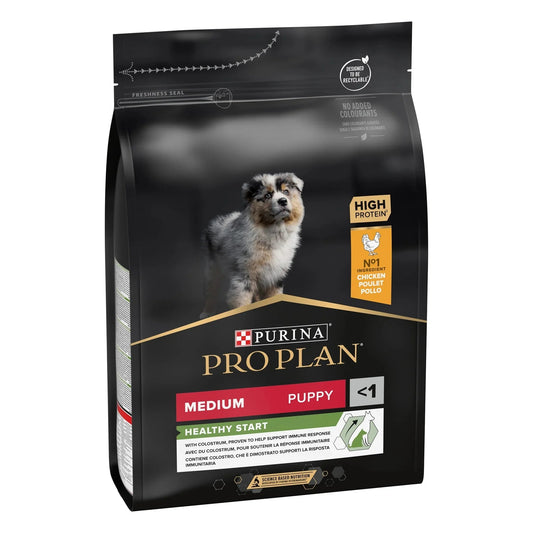 Purina Pro Plan Healthy Start Medium Puppy, Dry Dog food with Chicken, 3 kg - SNH Packing