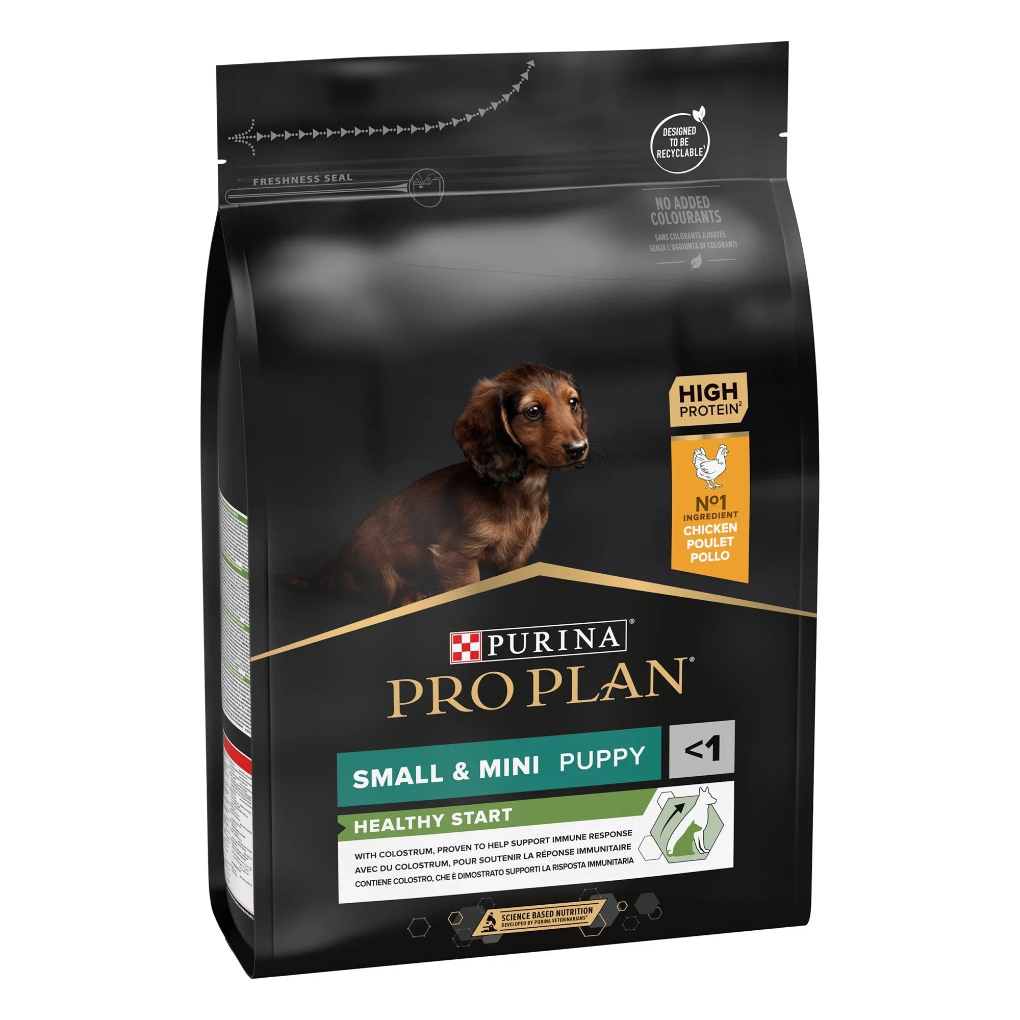 Purina Pro Plan Healthy Start Small and Mini Puppy, Dry Dog food with Chicken, 3 kg - SNH Packing