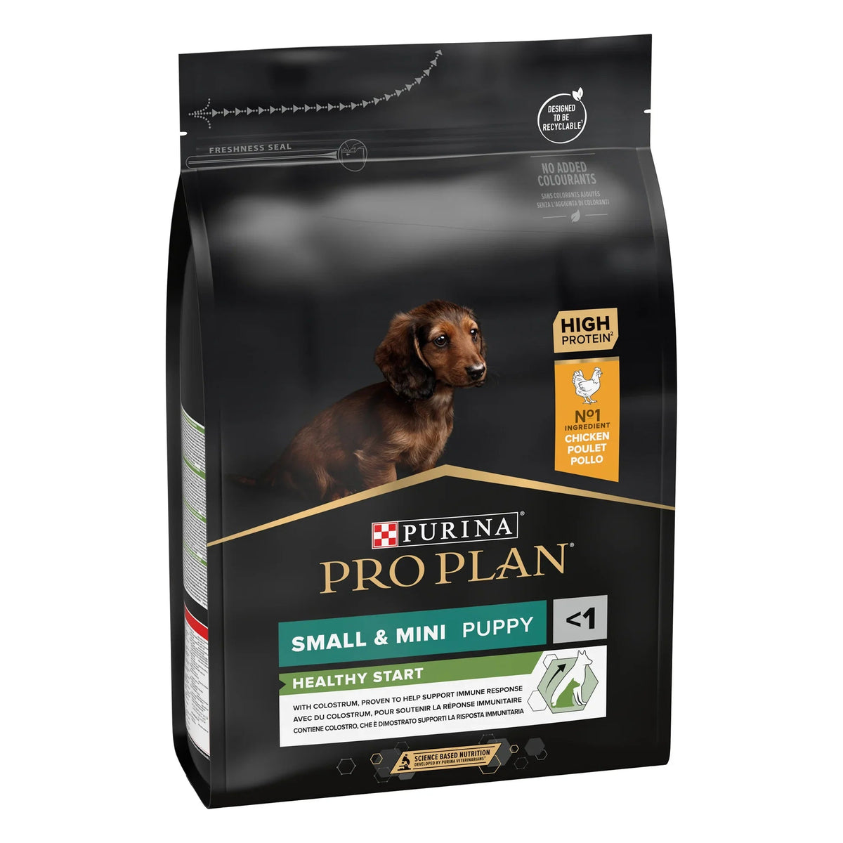 Purina Pro Plan Healthy Start Small and Mini Puppy, Dry Dog food with Chicken, 3 kg - SNH Packing