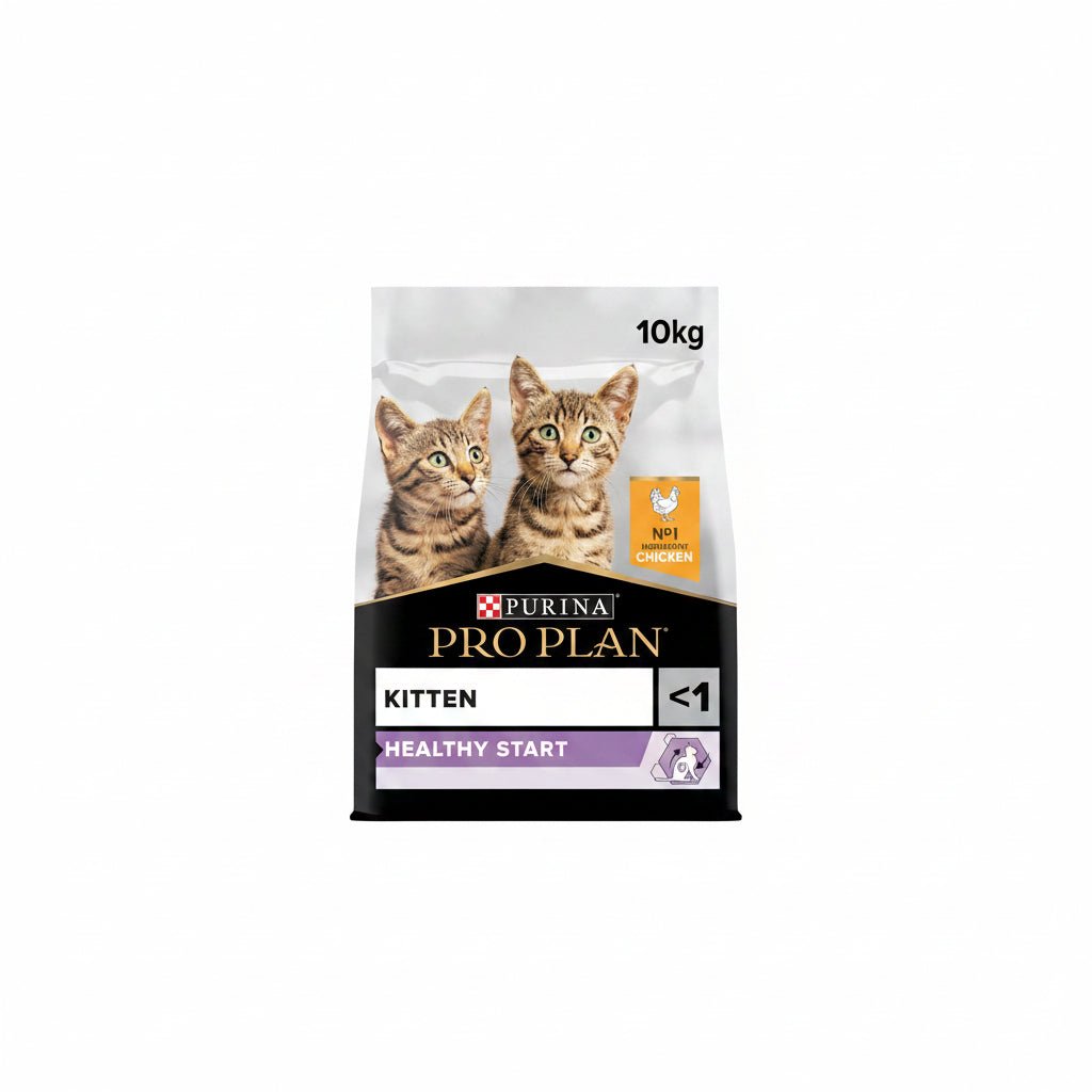 Purina Pro Plan Kitten Healthy Start Dry Cat Food with Chicken, 10 kg - SNH Packing