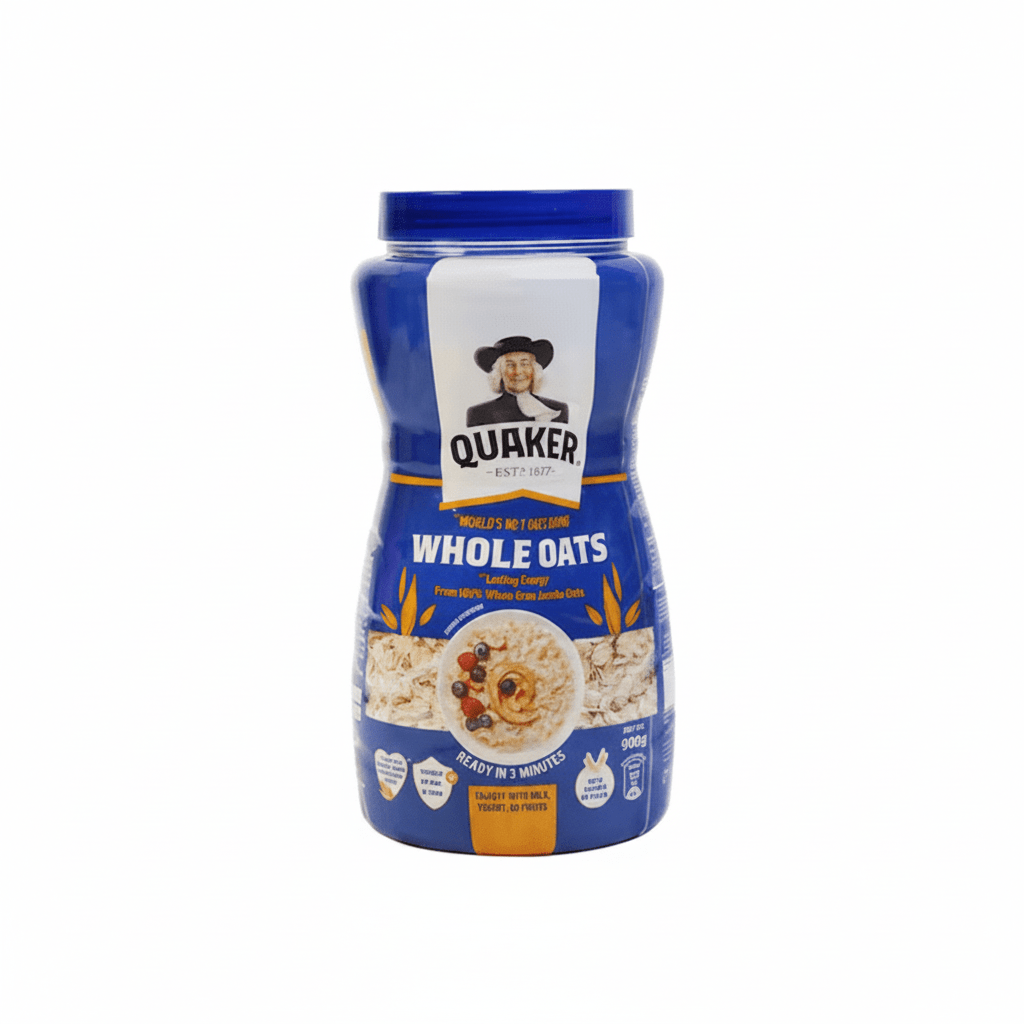 Quaker Whole Oats Pet Jar, 900g - SNH Packing