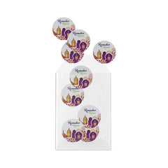 Ramadan Kareem Sheet Paper Stickers 5cm Round - SNH Packing