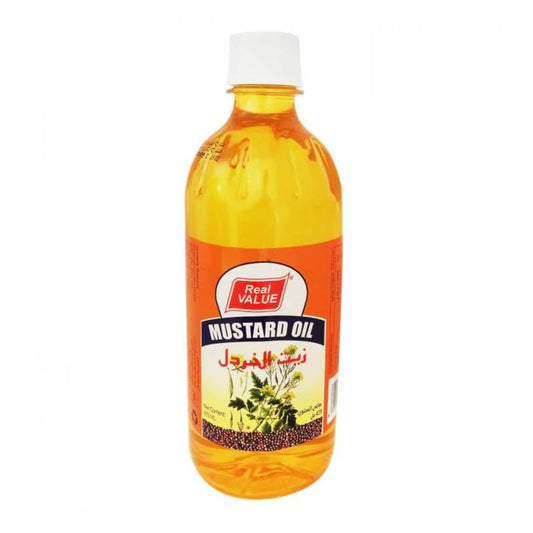 Real Value Mustard Oil - 475ML - SNHÂ Packing