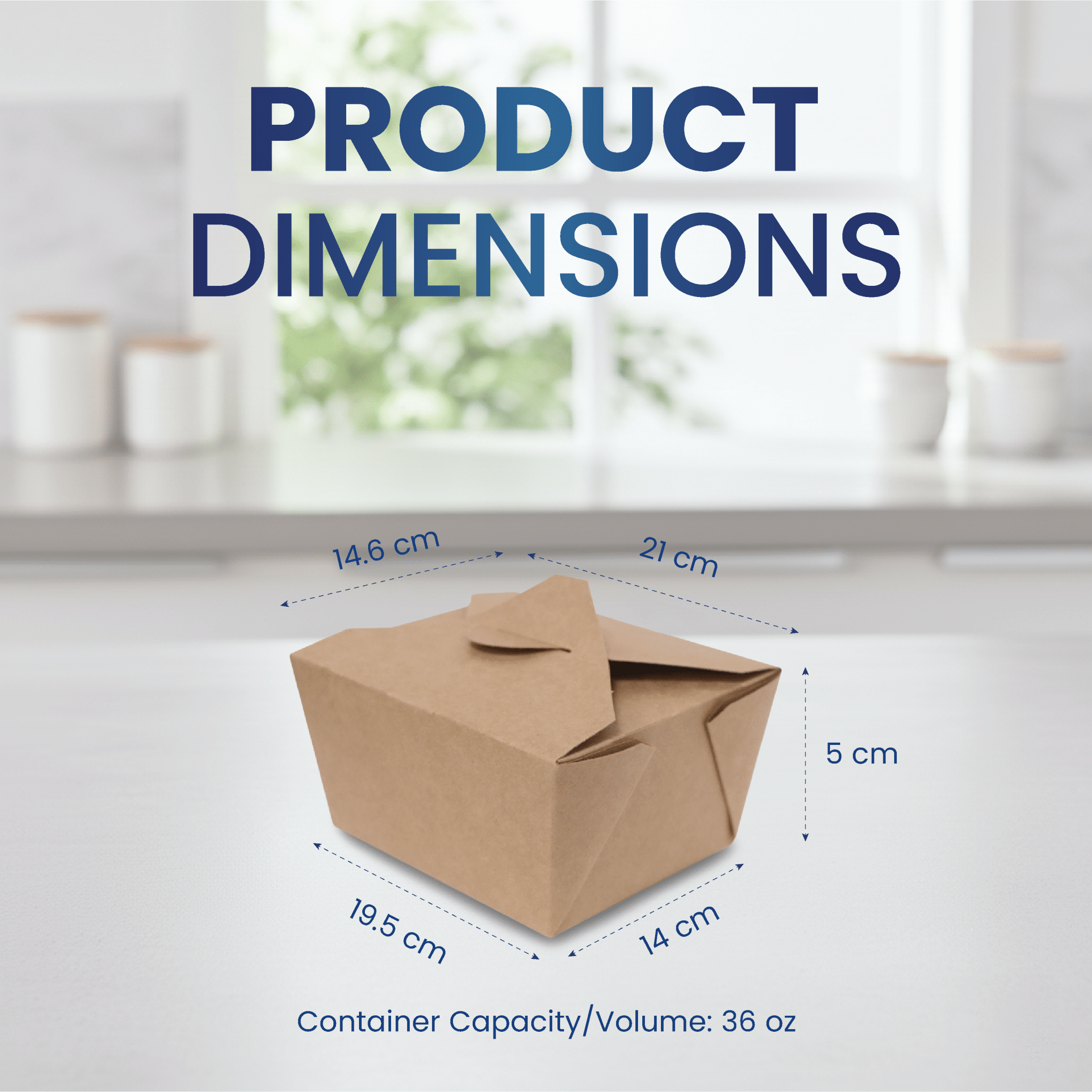 Rectangular Brown Kraft Takeaway Boxes 22 OZ to 72 OZ - SNH Packing