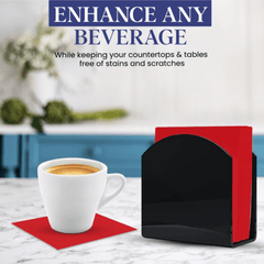 Red Cocktail Paper Napkins 2Ply | 50 PCS PKT - SNH Packing