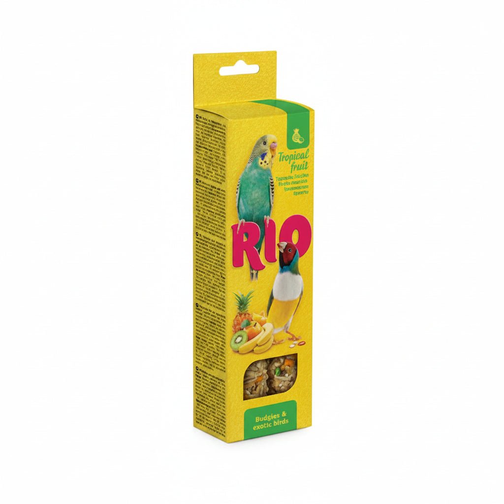 RIO Sticks for Budgies and Exotic birds with tropical fruit 2x40g - SNH Packing