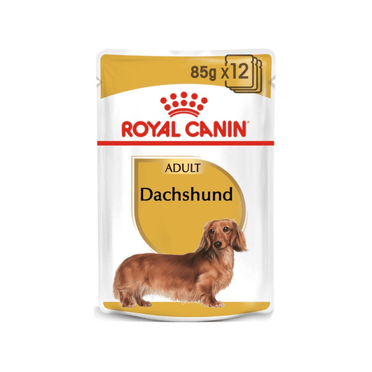 Royal Canin Breed Health Nutrition Dachshund Adult (Wet Food - Pouches) 12 x 85 g - SNH Packing